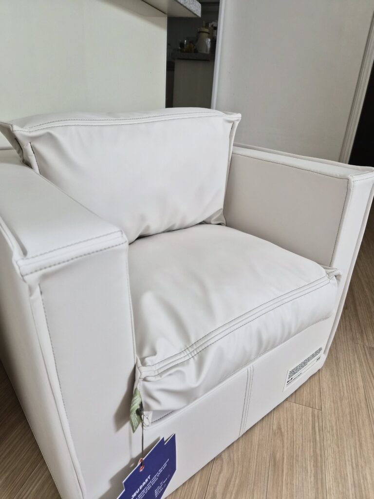 쥬다르 소파 파우더 그레이