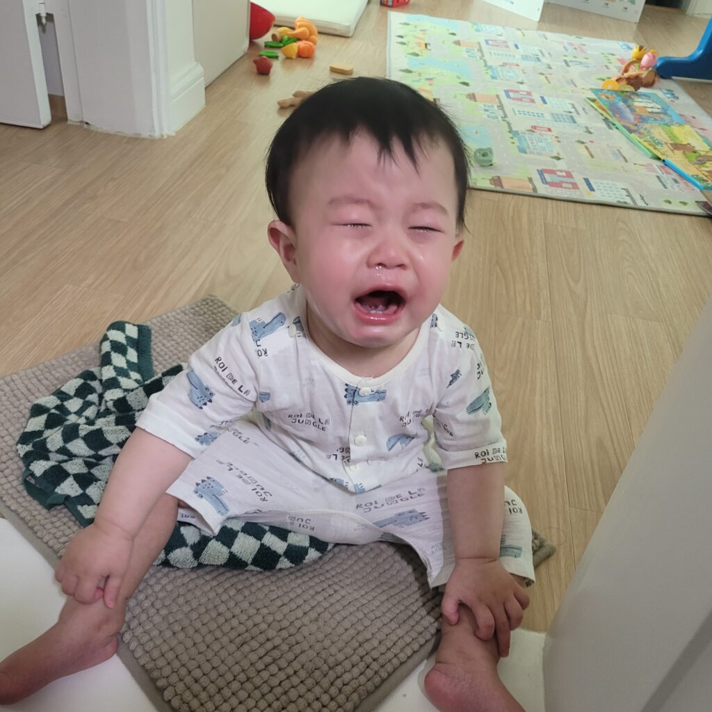 12개월 아기 돌발진 