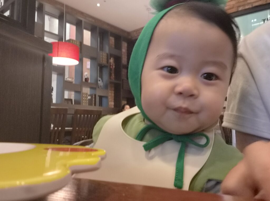아기랑 외식 14개월 아기일상 