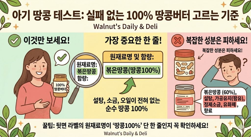 땅콩 알러지 테스트 할 때 땅콩버터 고르는 방법